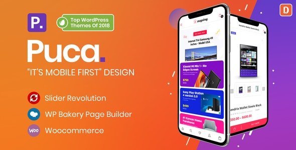 Puca – Optimized Mobile WooCommerce Theme